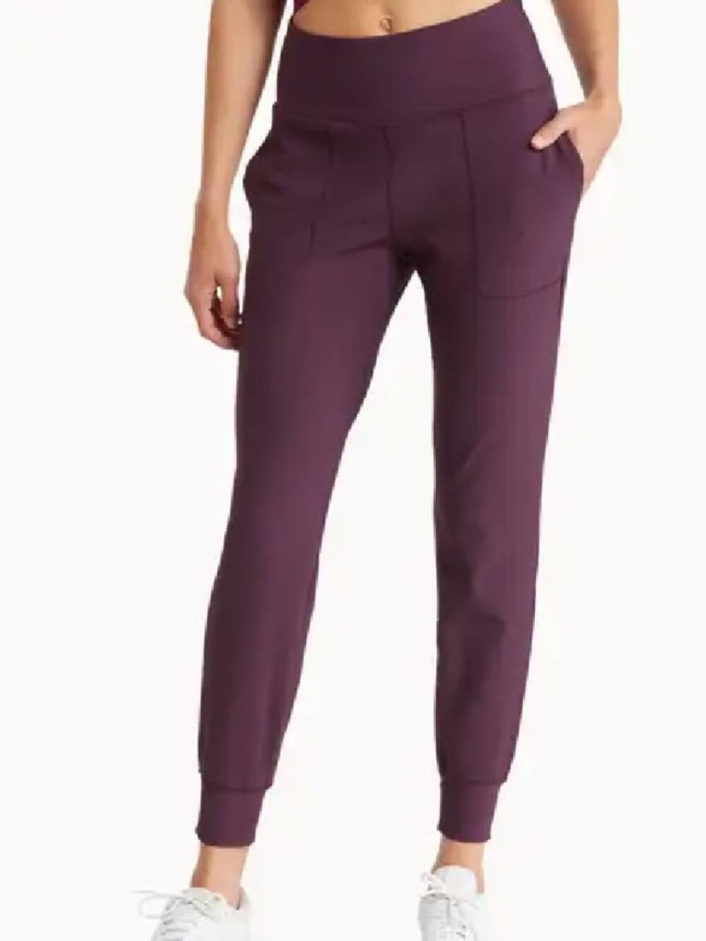90 Degree by Reflex Plum Ribbed Joggers - XL BRAND NEW
